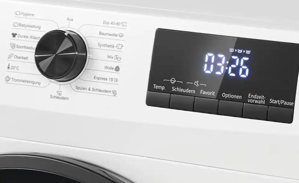 Bomann Waschvollautomat WA 7175 weiss, Funktionsansicht