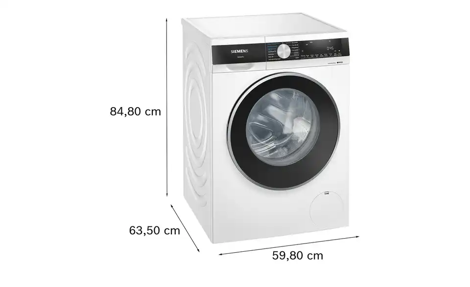 SIEMENS Waschtrockner WN44G242, Bemaßung