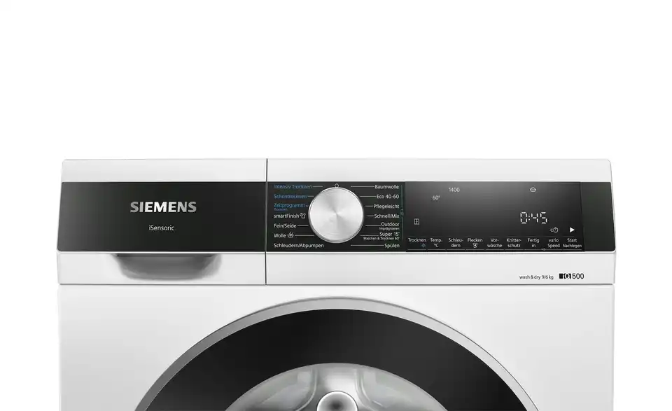 SIEMENS Waschtrockner WN44G242, Funktionsansicht