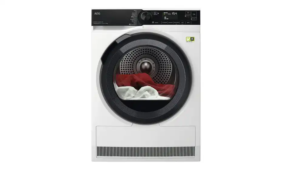 AEG Wärmepumpentrockner TR9W75790, Frontansicht
