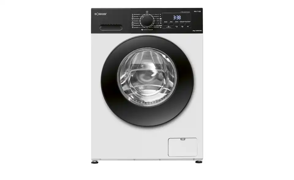Bomann Waschvollautomat WA 7188 ws, Frontansicht