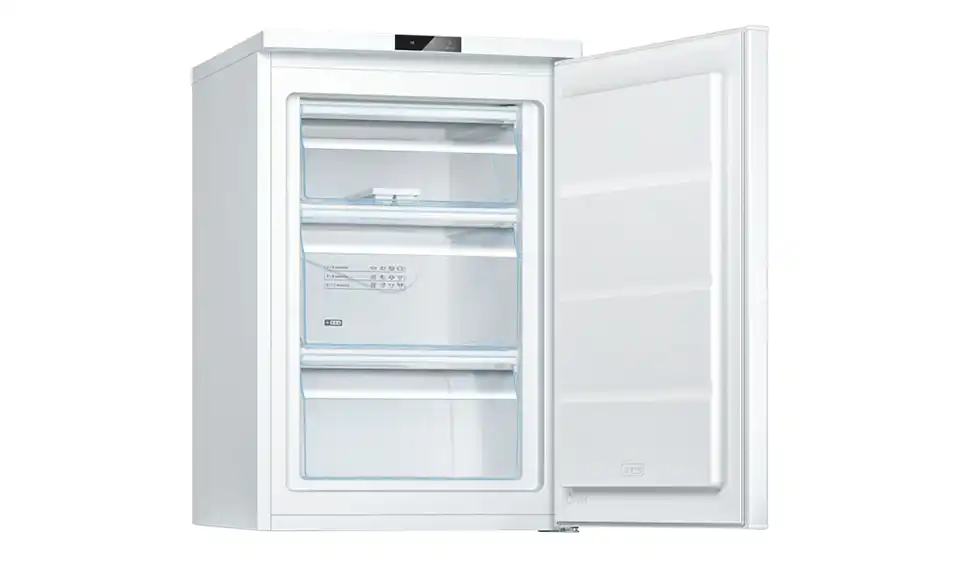 BOSCH Gefrierschrank GTV15NWEB, geöffnet