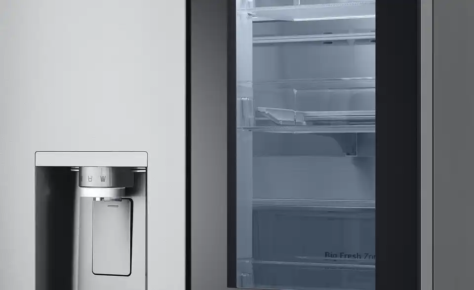 LG Electronics Cross Door Kühl-Gefrier-Kombination GMG861MBAE, Beleuchtet