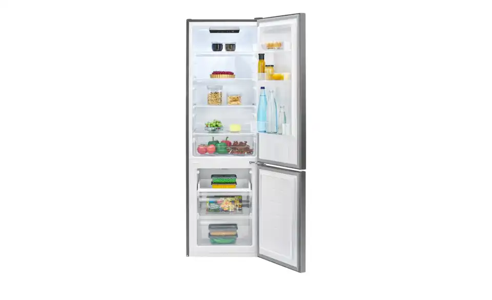 Bomann Kühl-Gefrierkombination KG 7369 inox, geöffnet