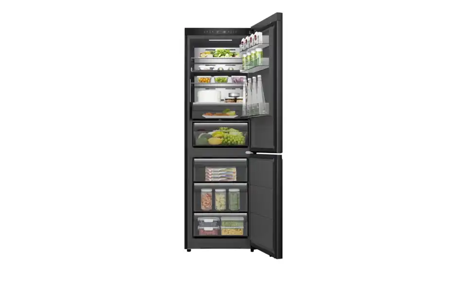 Hisense Kühl-Gefrierkombination RB5K330GSFC, geöffnet