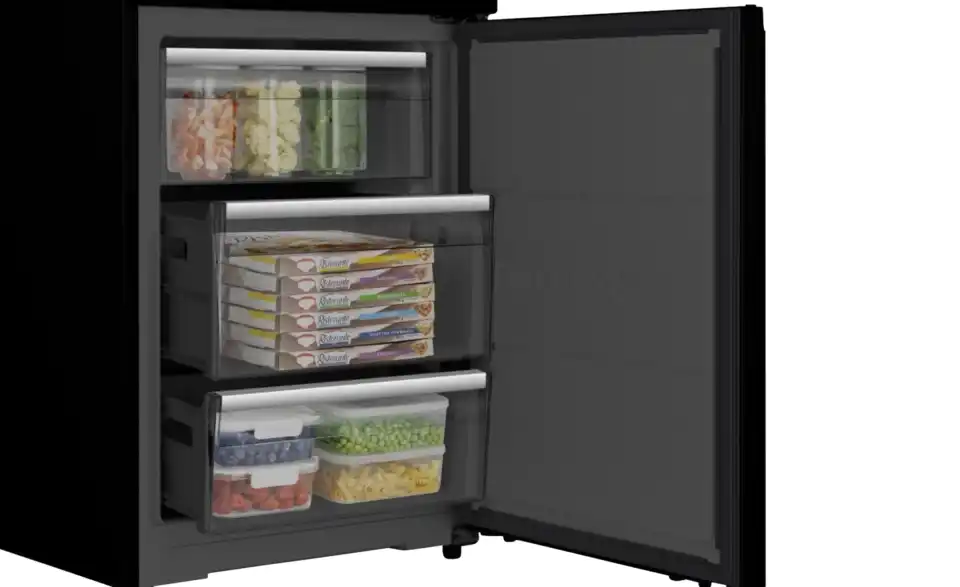 Hisense Kühl-Gefrierkombination RB5K330GSFC, geöffnet