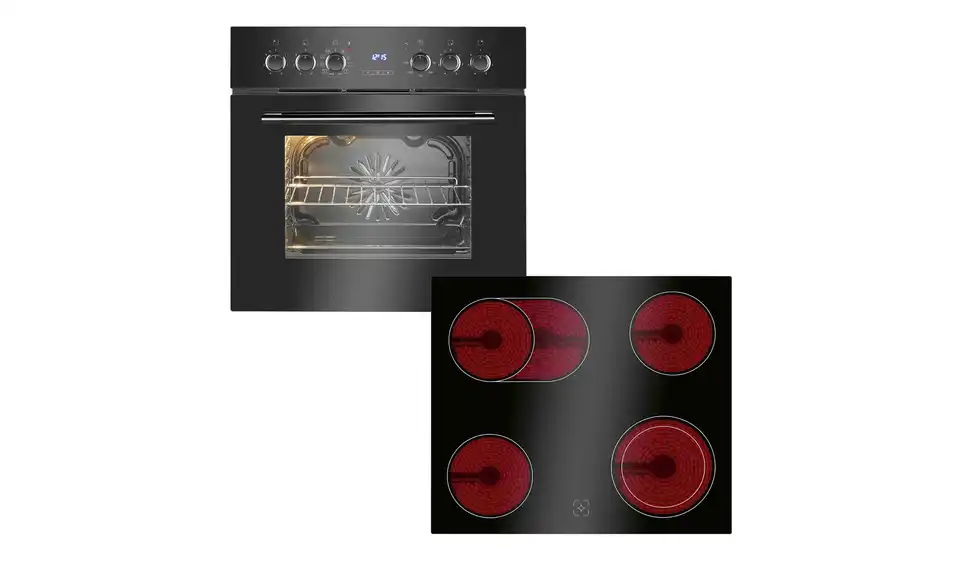 Bomann Einbau-Herdset EHBC 7937 sw, in Wohnsituation