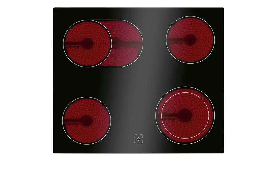 Bomann Einbau-Herdset EHBC 7937 sw, Frontansicht