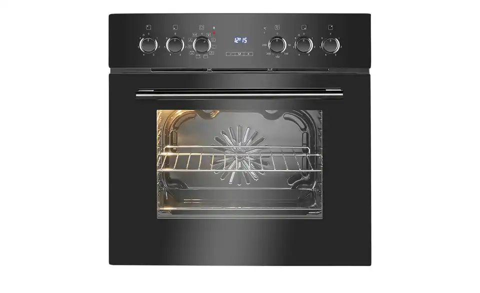 Bomann Einbau-Herdset EHBC 7937 sw, Frontansicht