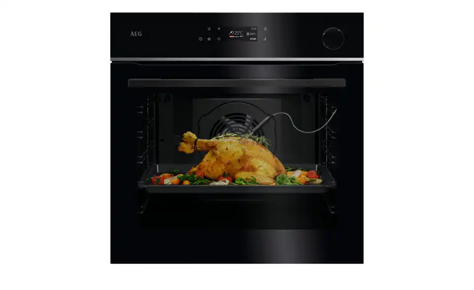 AEG Einbau-Backofen TR7PB63ZSB, Frontansicht