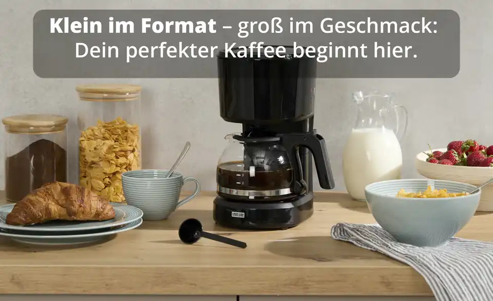 levelone Kaffeautomat KA-060S, Bild mit Text