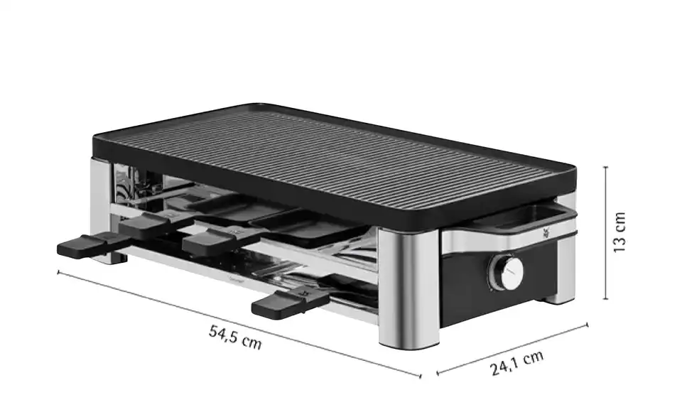 WMF Raclette LONO Selection, Bemaßung