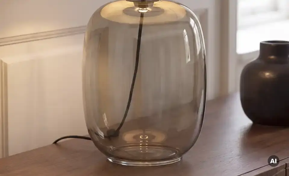 Tischleuchte, Detailansicht