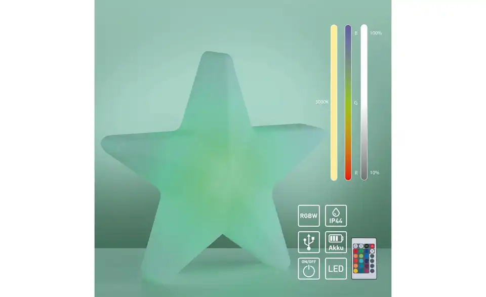 Paul Neuhaus Akku-Tischleuchte, Bild mit Text