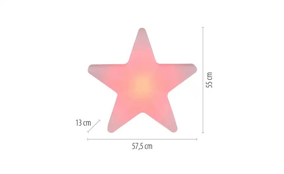 Paul Neuhaus Akku-Tischleuchte, Bemaßung