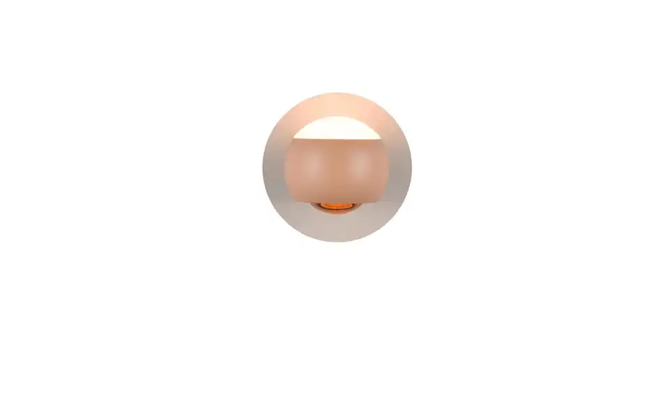 Musterring LED Wandleuchte, Frontansicht