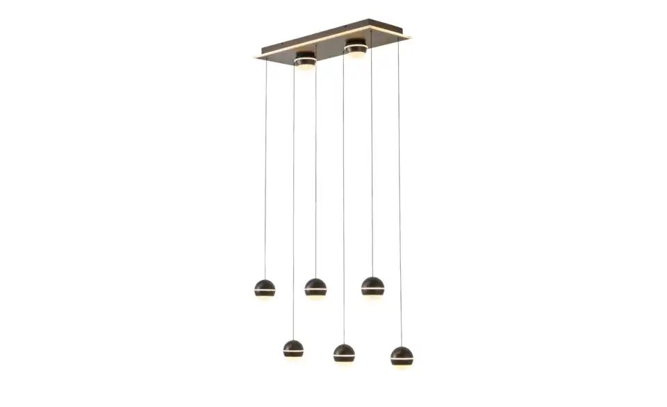 KHG LED-Pendelleuchte Sandy, Beleuchtet