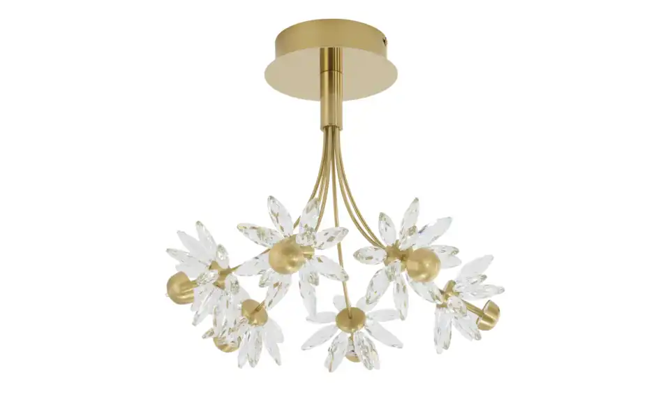 KHG LED-Deckenleuchte Flower, Perspektive