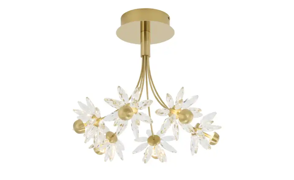 KHG LED-Deckenleuchte Flower, Beleuchtet