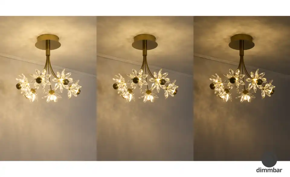 KHG LED-Deckenleuchte Flower, Funktionsansicht