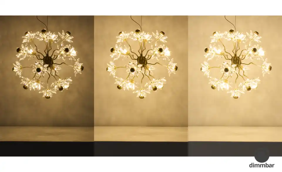 KHG LED-Pendelleuchte Flower, Funktionsansicht