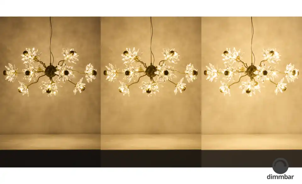 KHG LED-Pendelleuchte Flower, Funktionsansicht