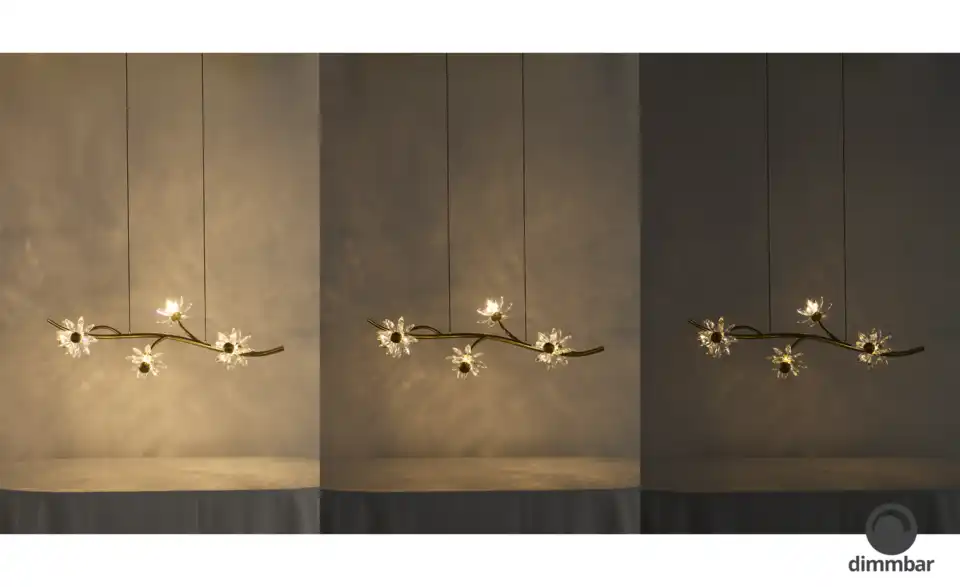 KHG LED-Pendelleuchte Flower, Funktionsansicht