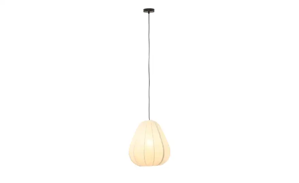 Pendelleuchte Linen, Beleuchtet