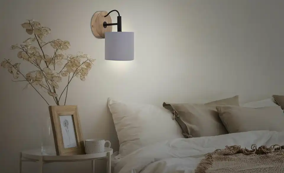 Wandleuchte Wood & Style, in Wohnsituation
