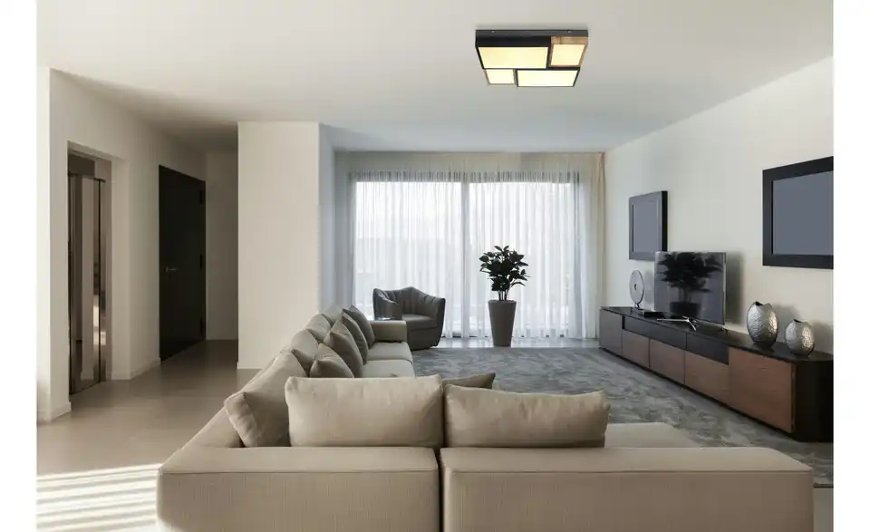 Globo Lighting Deckenleuchte, in Wohnsituation