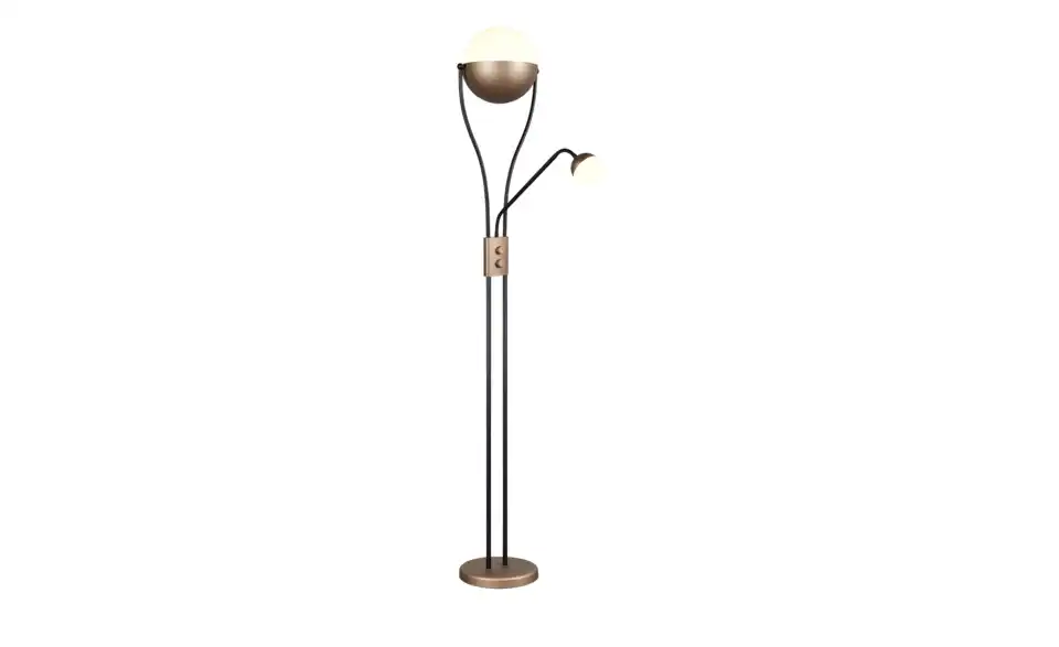 Trio LED-Deckenfluter, Beleuchtet