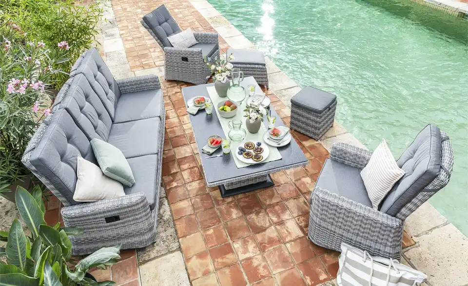 Gartentisch Padua, in Wohnsituation