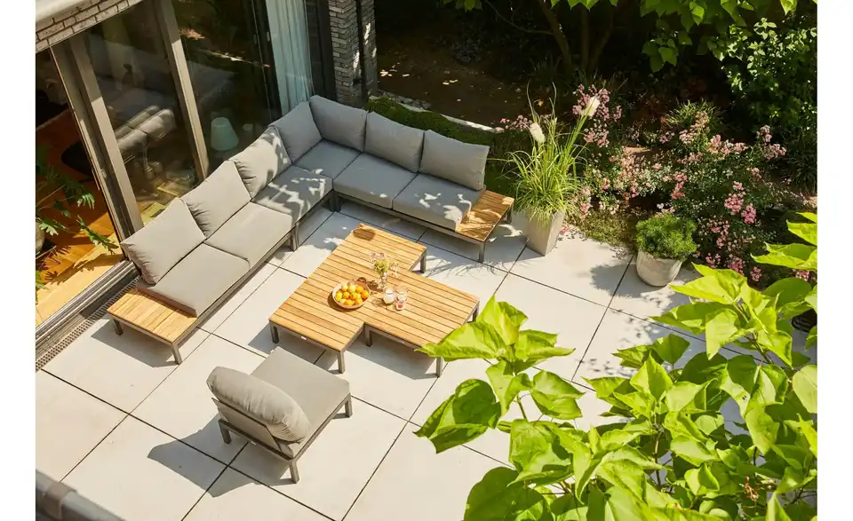 Siena Garden Gartenmöbel 8er-Set Alvida, in Wohnsituation