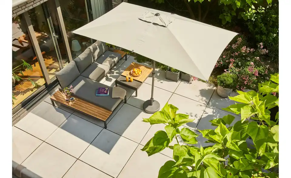 Siena Garden Gartenmöbel 4er-Set Alvida, in Wohnsituation