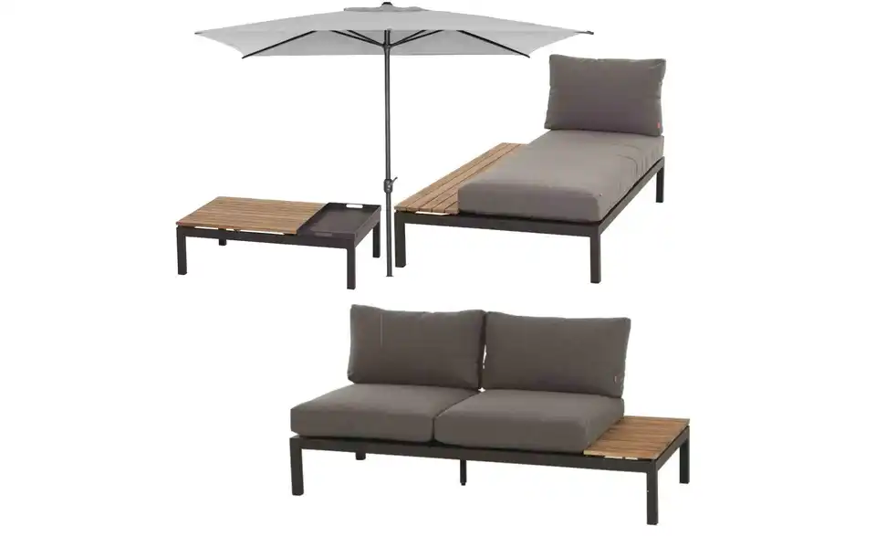 Siena Garden Gartenmöbel 4er-Set Alvida, Perspektive