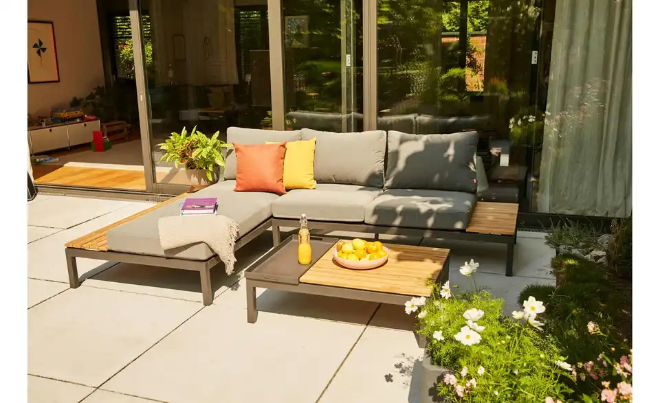 Siena Garden Gartenmöbel 3er-Set Alvida, in Wohnsituation