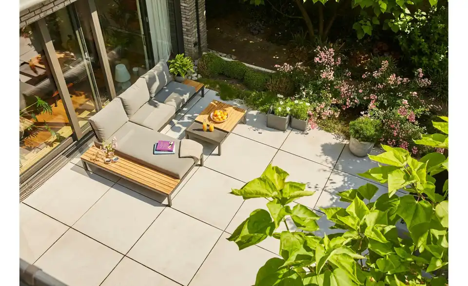 Siena Garden Gartenmöbel 3er-Set Alvida, in Wohnsituation