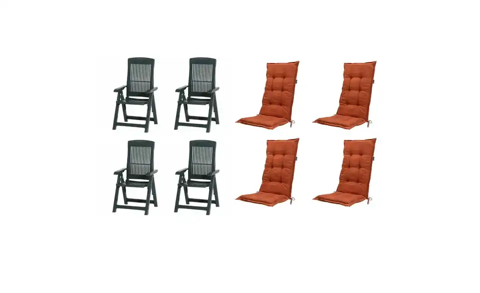 Siena Garden Gartensessel 8er-Set Tampa, Perspektive
