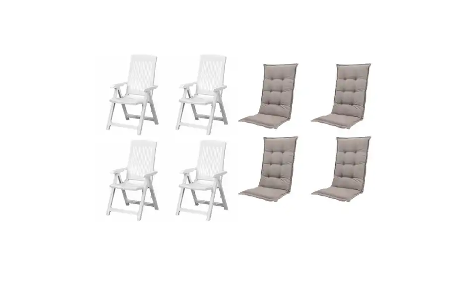 Siena Garden Gartensessel 8er-Set Tampa, Perspektive