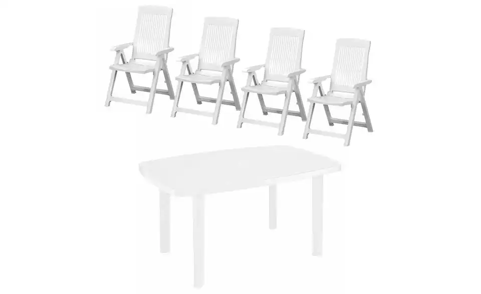 Siena Garden Gartenmöbel 5er-Set Tampa, Perspektive