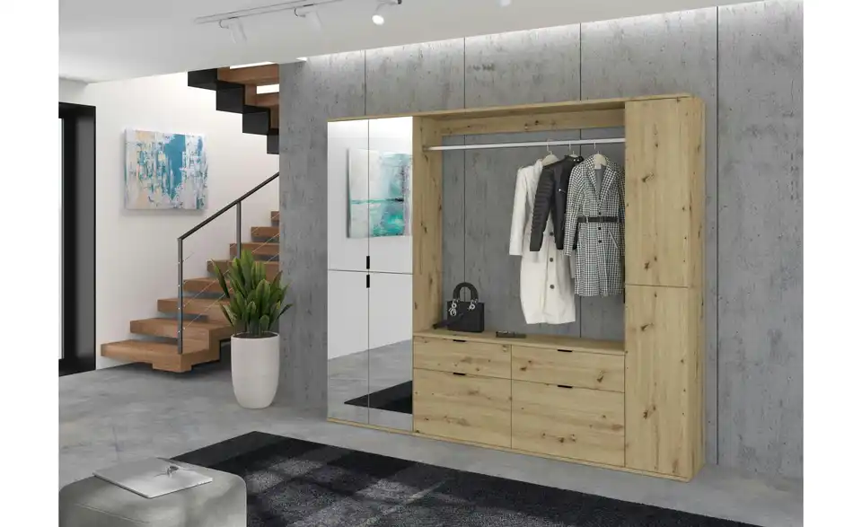 Garderobenschrank Projekt X, in Wohnsituation