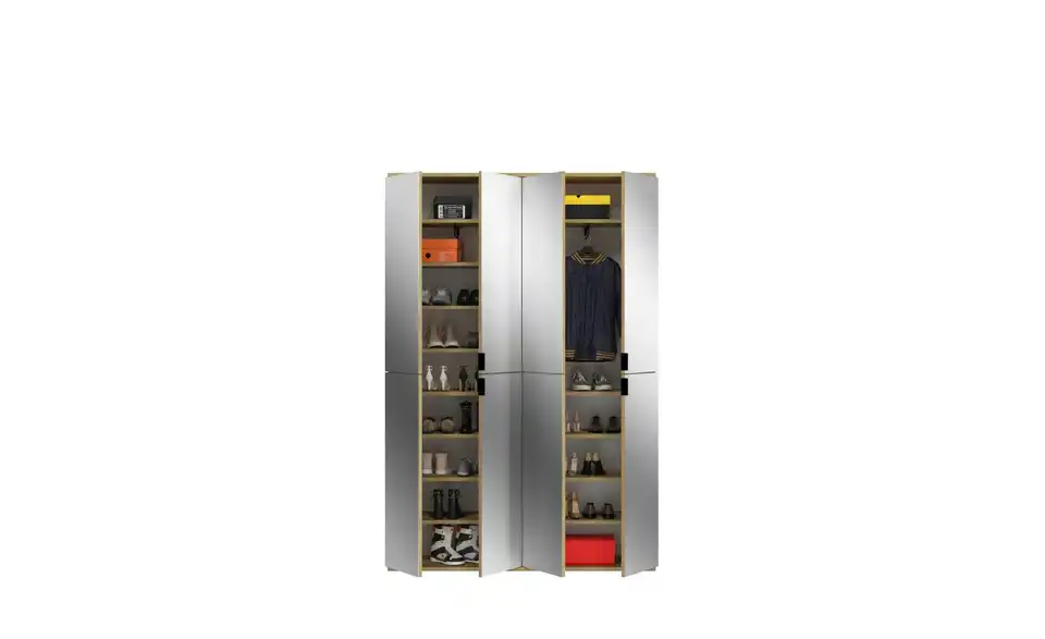 Garderobenschrank Projekt X, geöffnet