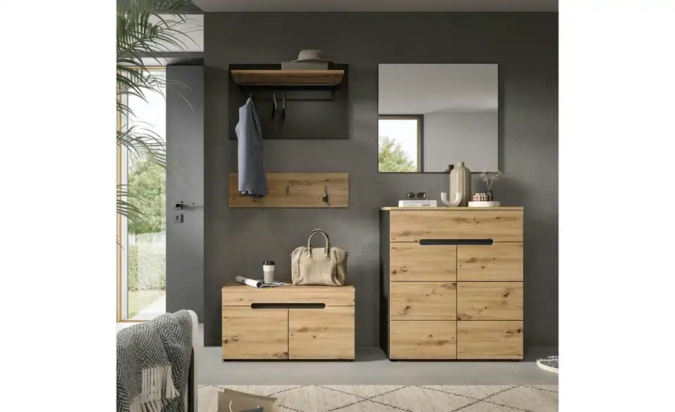 Garderobenkombination 5-teilig Canu, in Wohnsituation