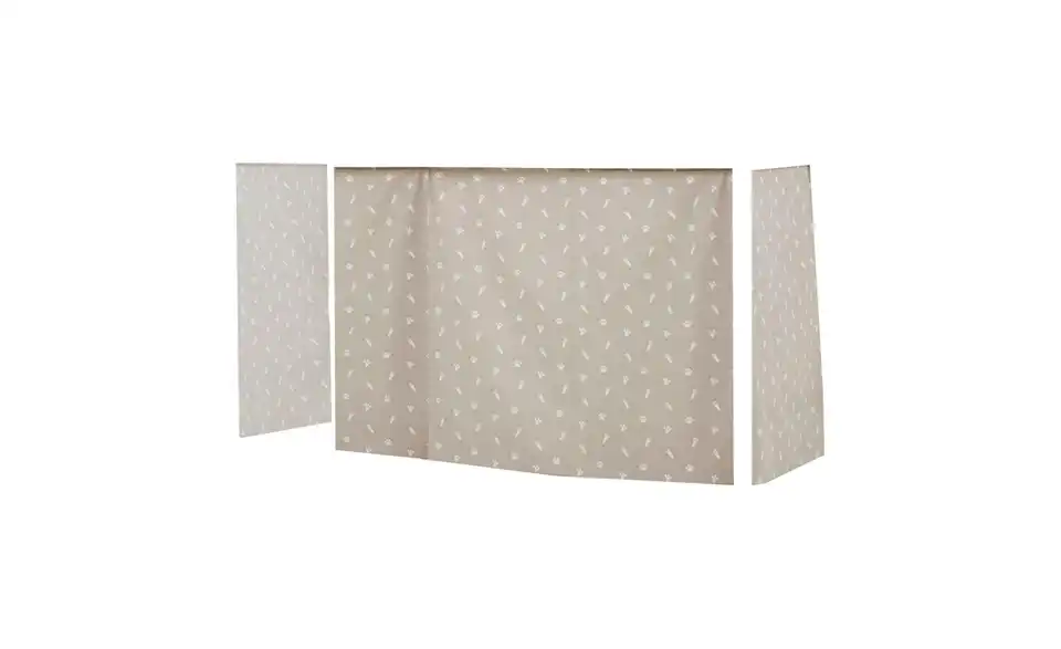 Hoppekids Vorhang Mittelhochbett 90x200 Pets, Frontansicht