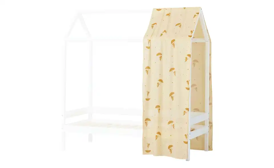 Hoppekids Hausbett-Vorhang 70x160 cm Ole Lukoie, Frontansicht