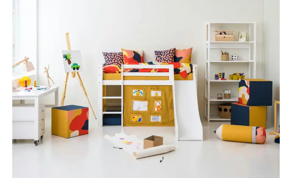 Hoppekids Vorhang für Spielbett 70x160 Creator, in Wohnsituation