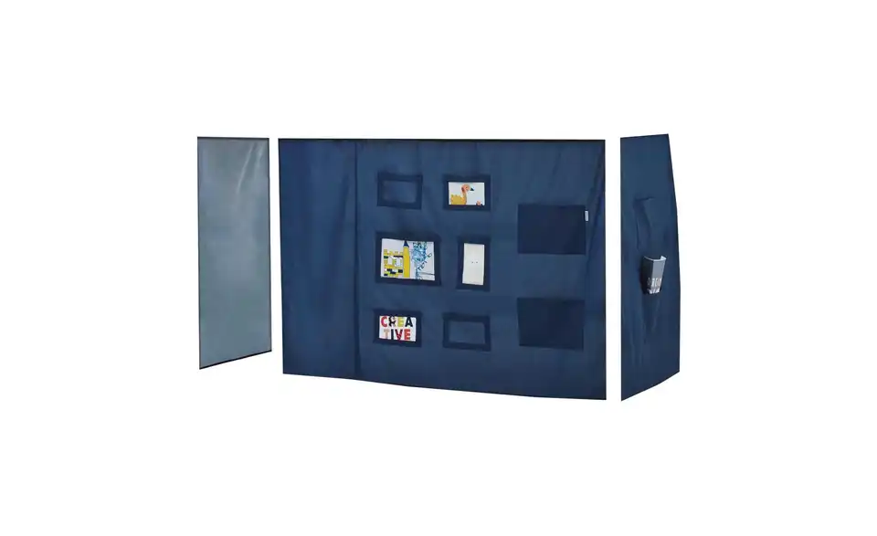 Hoppekids Vorhang Mittelhochbett 90x200 Creator, Frontansicht