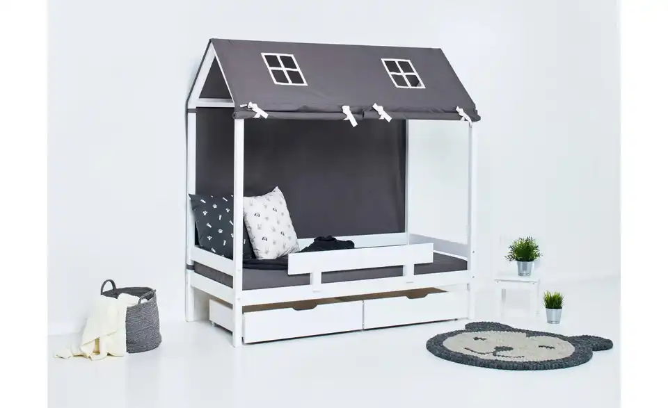 Hoppekids Hausbett-Vorhang 70x160 cm Pets, in Wohnsituation