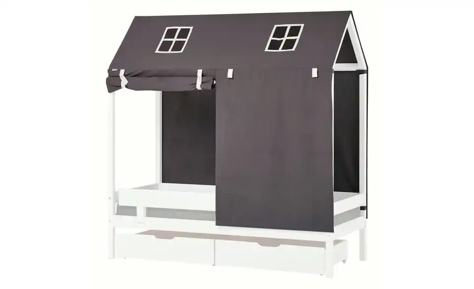 Hoppekids Hausbett-Vorhang 70x160 cm Pets, Funktionsansicht