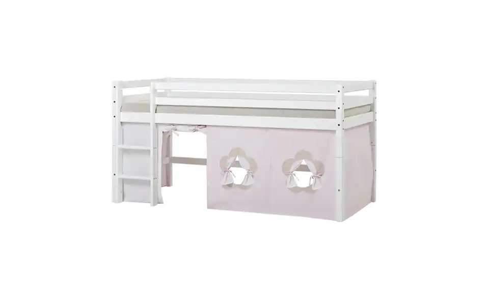 Hoppekids Vorhang für Spielbett 90x200 Fairytale Flower, in Wohnsituation